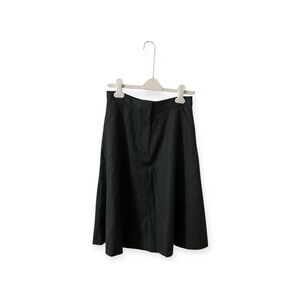 J. Crew Classic Black A-Line Skirt